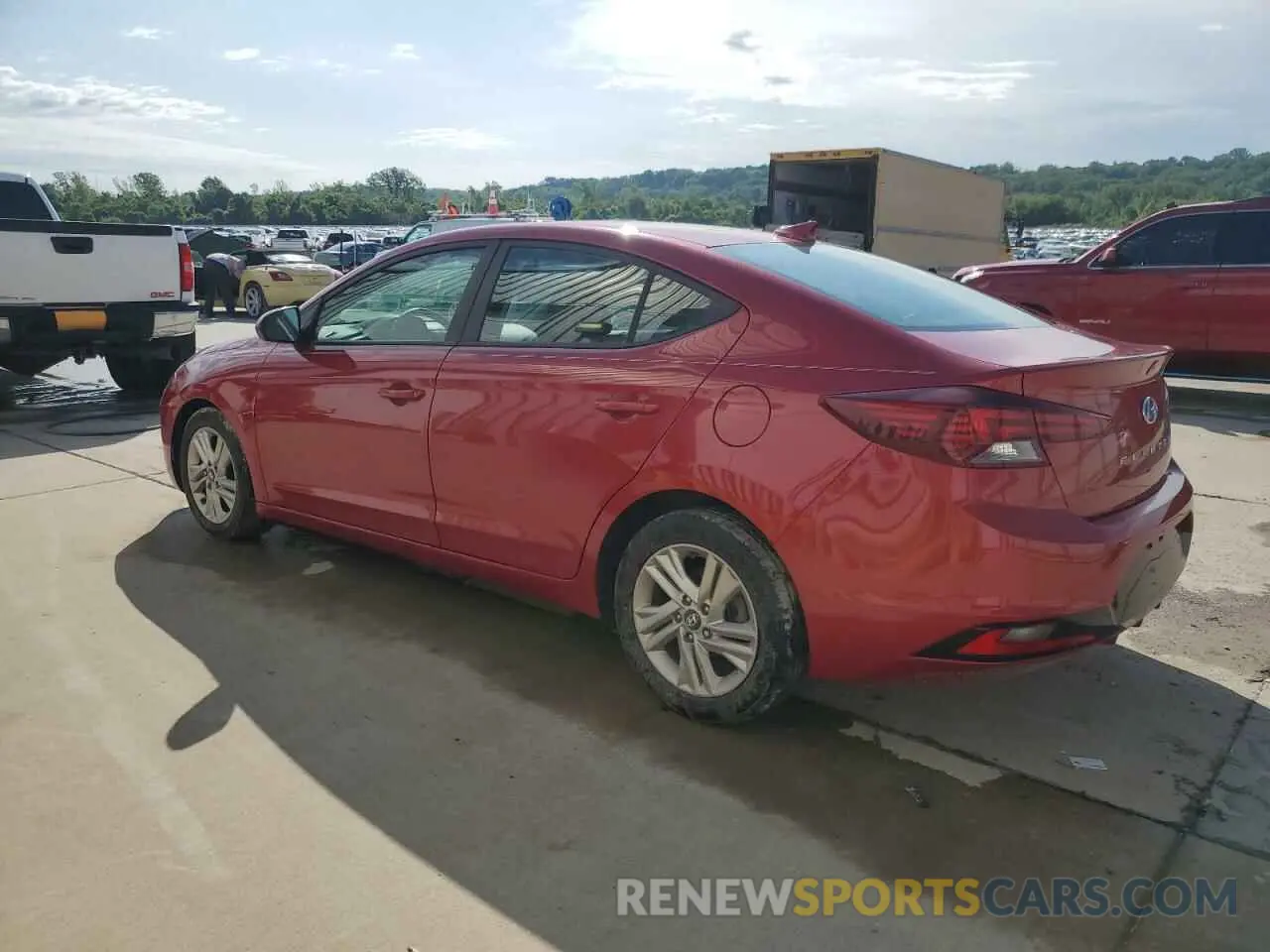 2 Photograph of a damaged car 5NPD84LF9KH476111 HYUNDAI ELANTRA 2019