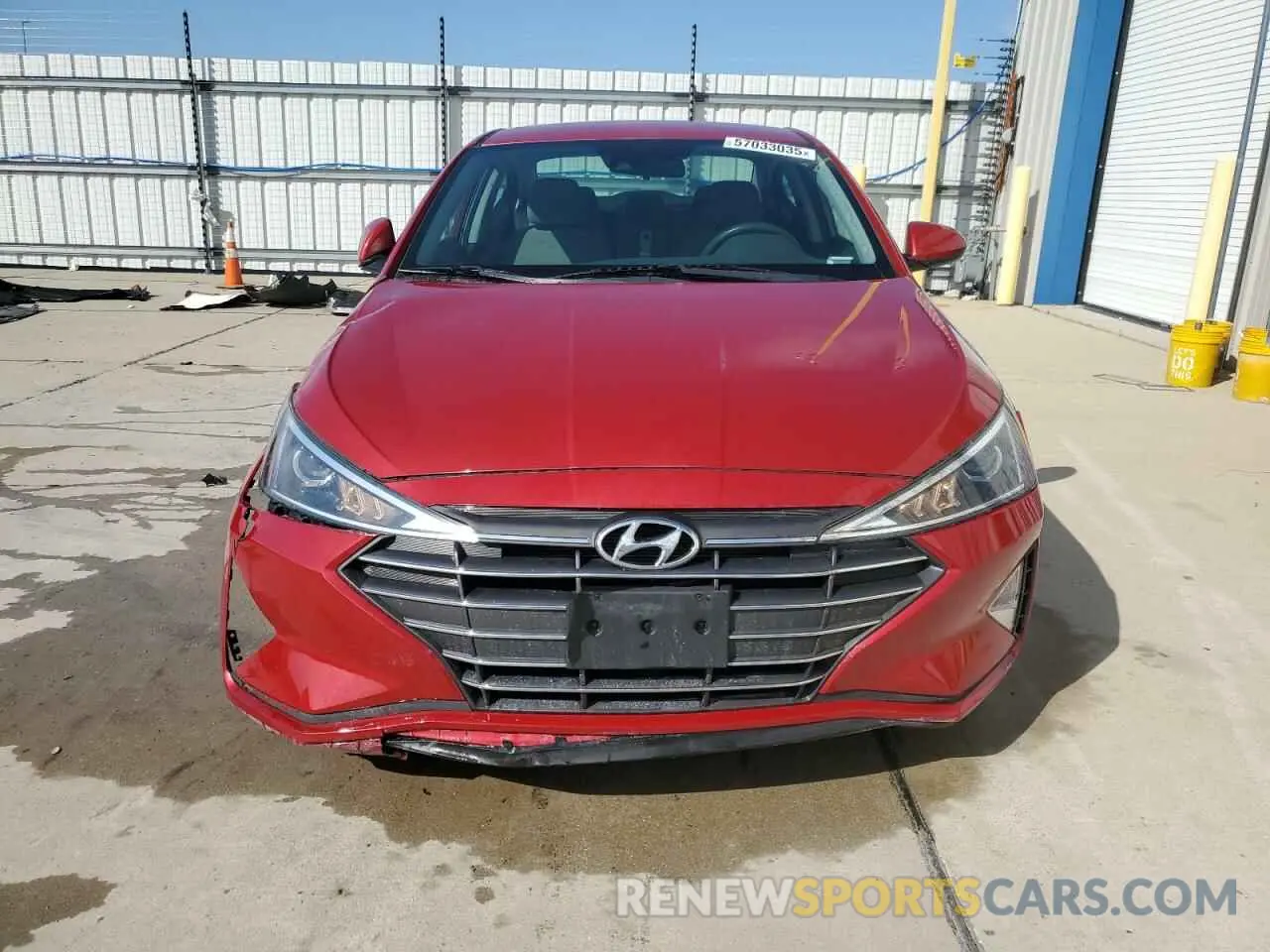 5 Photograph of a damaged car 5NPD84LF9KH476111 HYUNDAI ELANTRA 2019