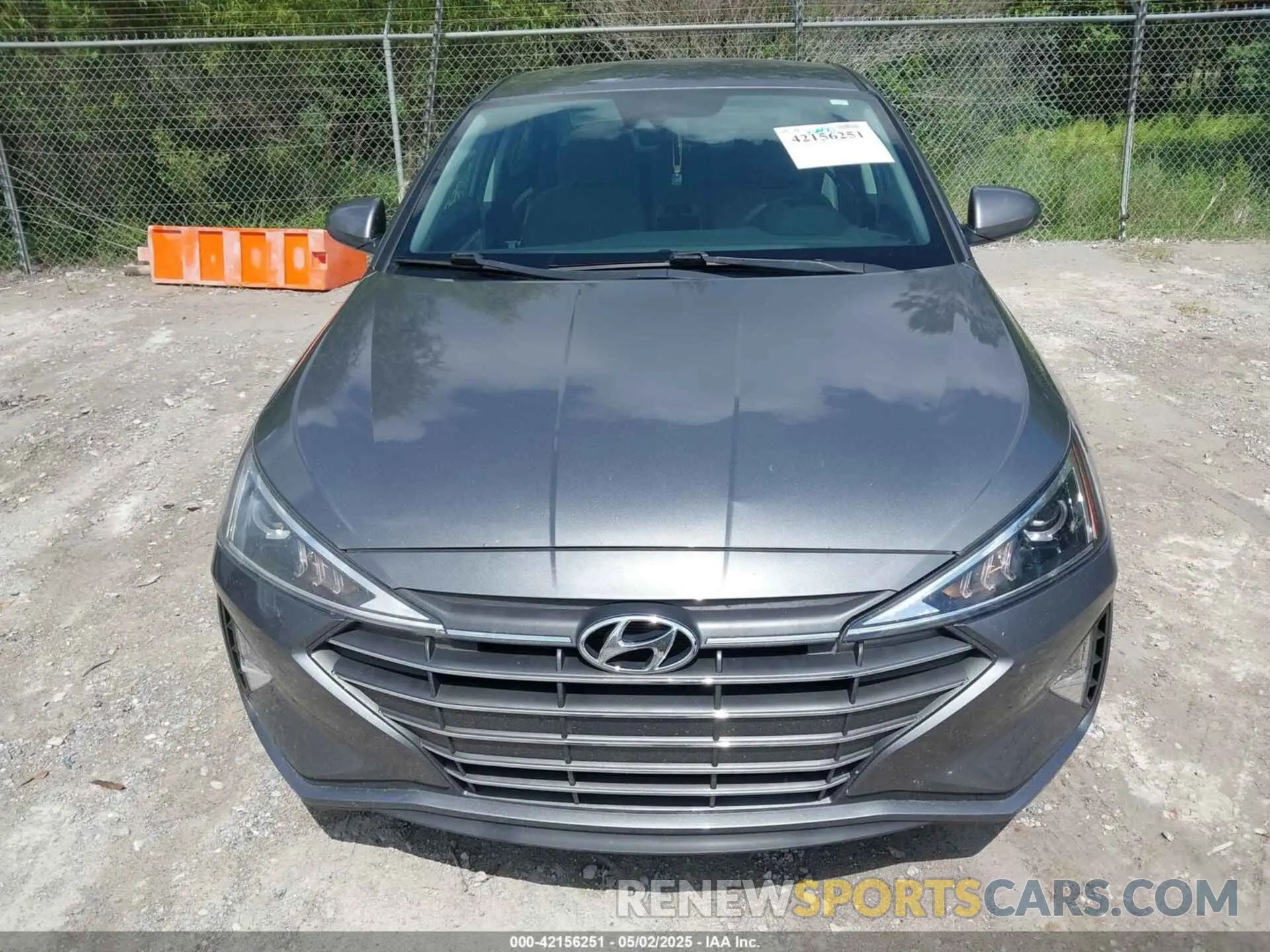 6 Photograph of a damaged car 5NPD84LFXKH403877 HYUNDAI ELANTRA 2019