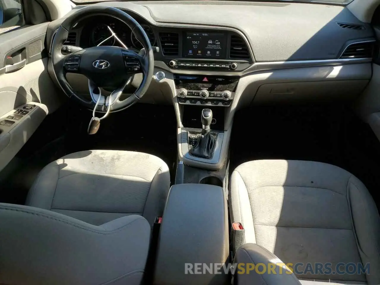 8 Photograph of a damaged car 5NPD84LFXKH414300 HYUNDAI ELANTRA 2019