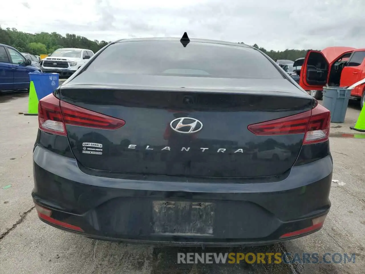 6 Photograph of a damaged car 5NPD84LFXKH421702 HYUNDAI ELANTRA 2019