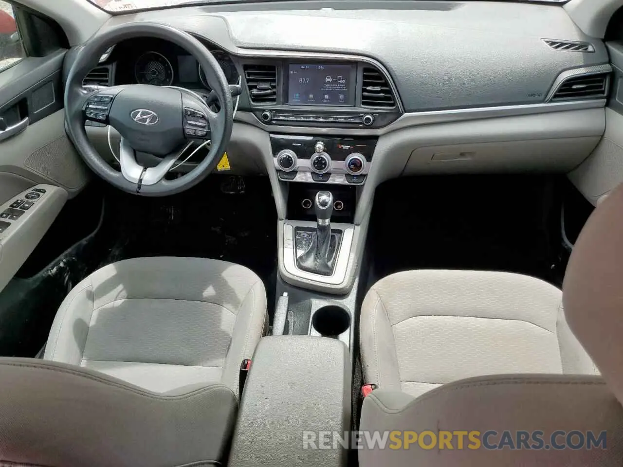 8 Photograph of a damaged car 5NPD84LFXKH423546 HYUNDAI ELANTRA 2019