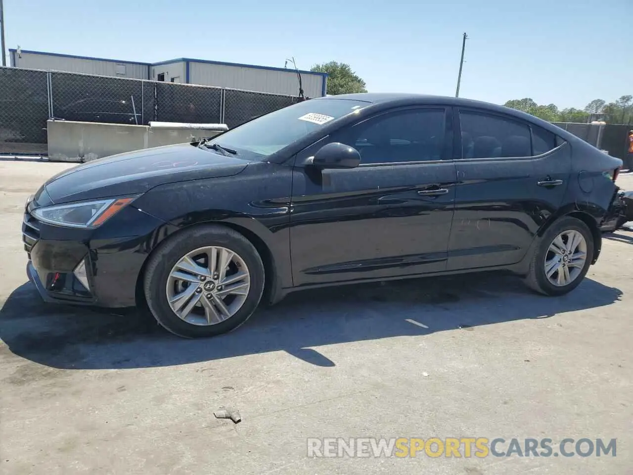 1 Photograph of a damaged car 5NPD84LFXKH428746 HYUNDAI ELANTRA 2019
