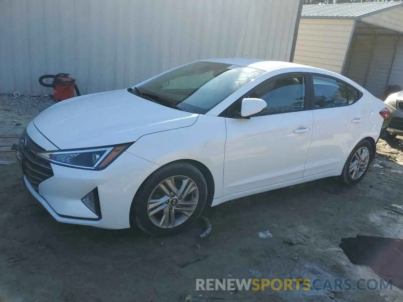 1 Photograph of a damaged car 5NPD84LFXKH448950 HYUNDAI ELANTRA 2019