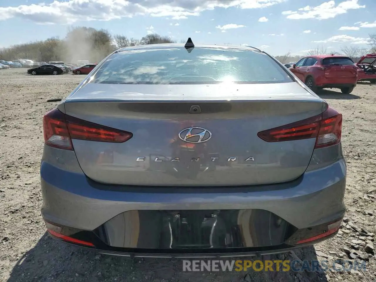 6 Photograph of a damaged car 5NPD84LFXKH452657 HYUNDAI ELANTRA 2019