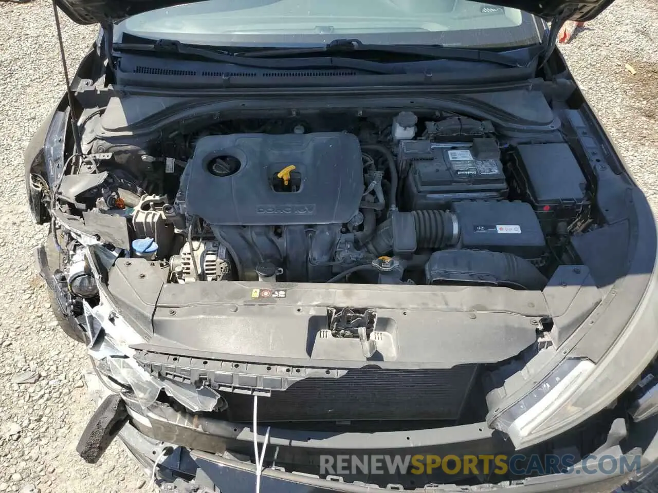 11 Photograph of a damaged car 5NPD84LFXKH464954 HYUNDAI ELANTRA 2019