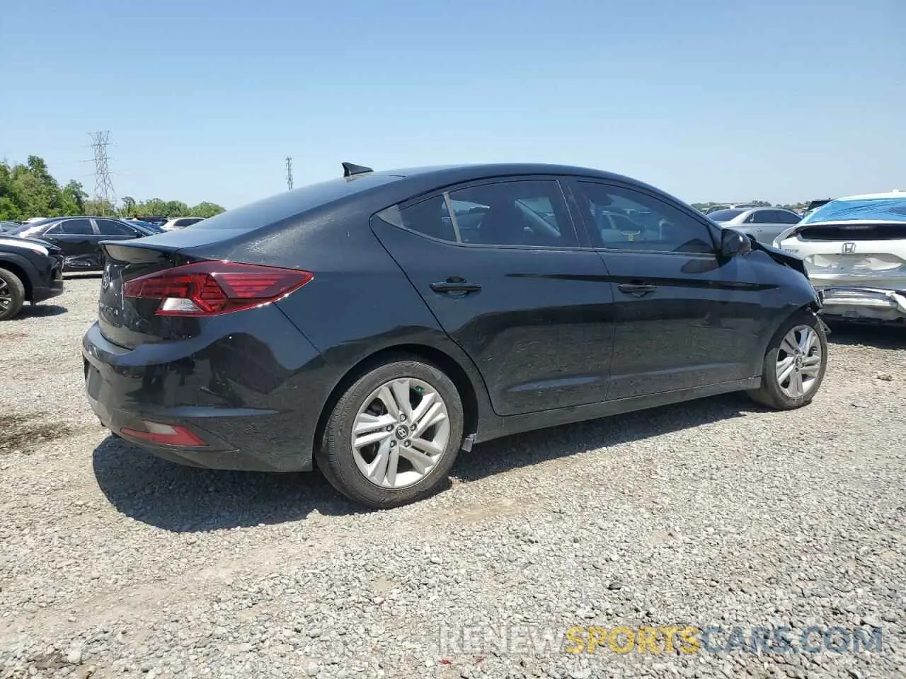3 Photograph of a damaged car 5NPD84LFXKH464954 HYUNDAI ELANTRA 2019