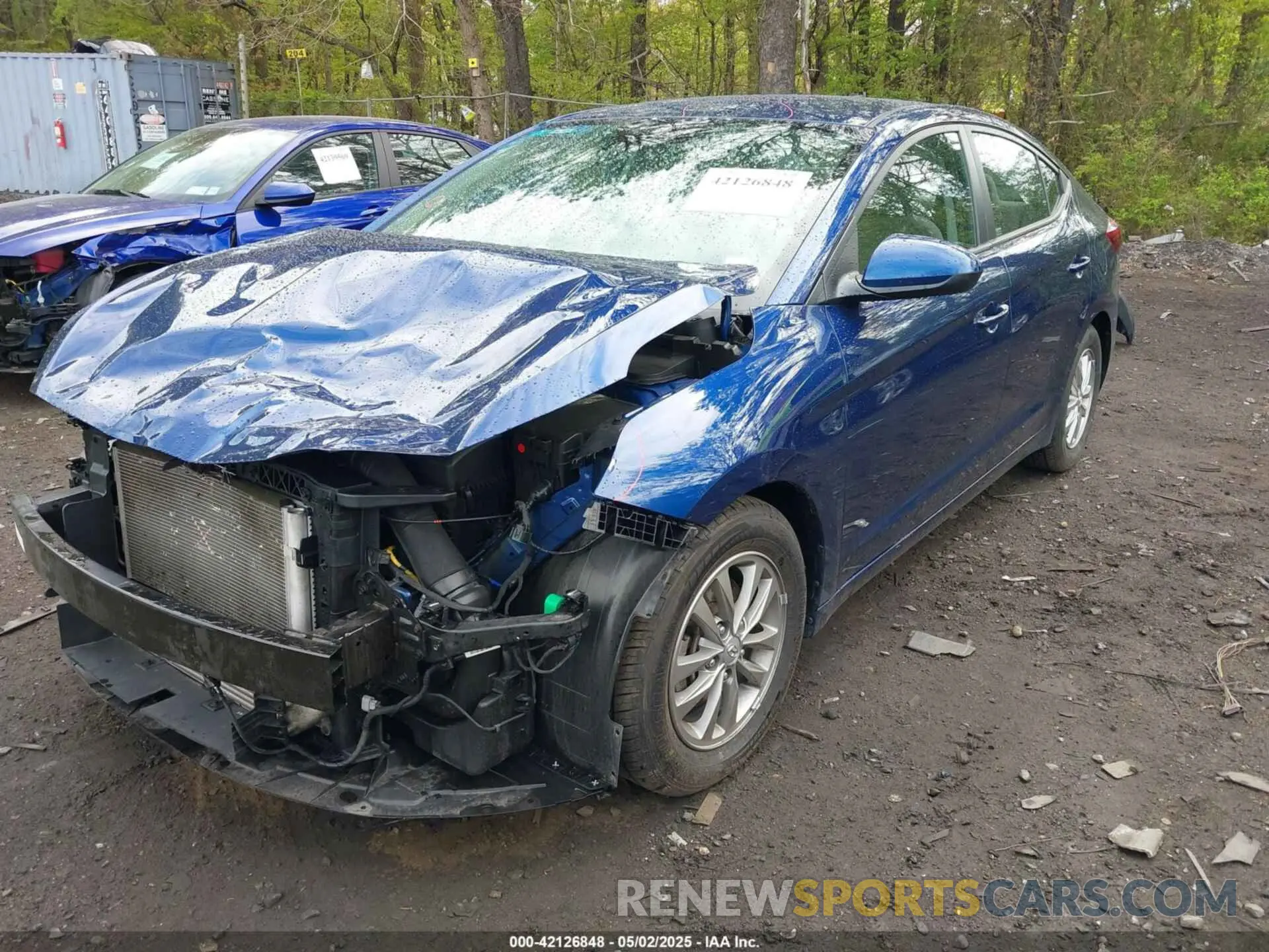 6 Photograph of a damaged car 5NPD94LA3KH417458 HYUNDAI ELANTRA 2019