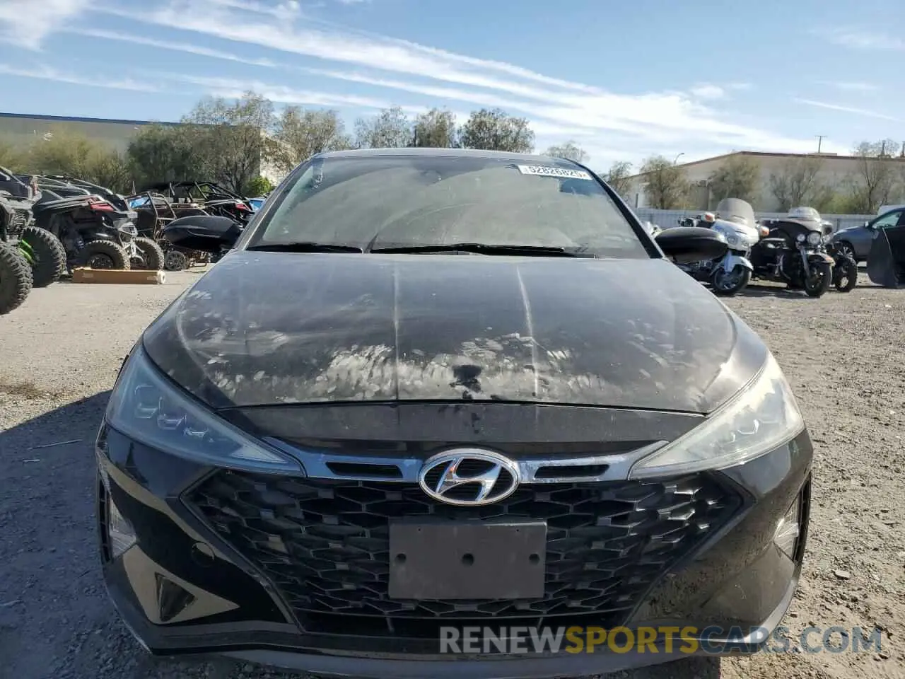 5 Photograph of a damaged car KMHD04LB0KU815716 HYUNDAI ELANTRA 2019