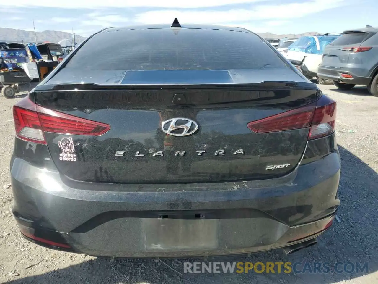 6 Photograph of a damaged car KMHD04LB0KU815716 HYUNDAI ELANTRA 2019