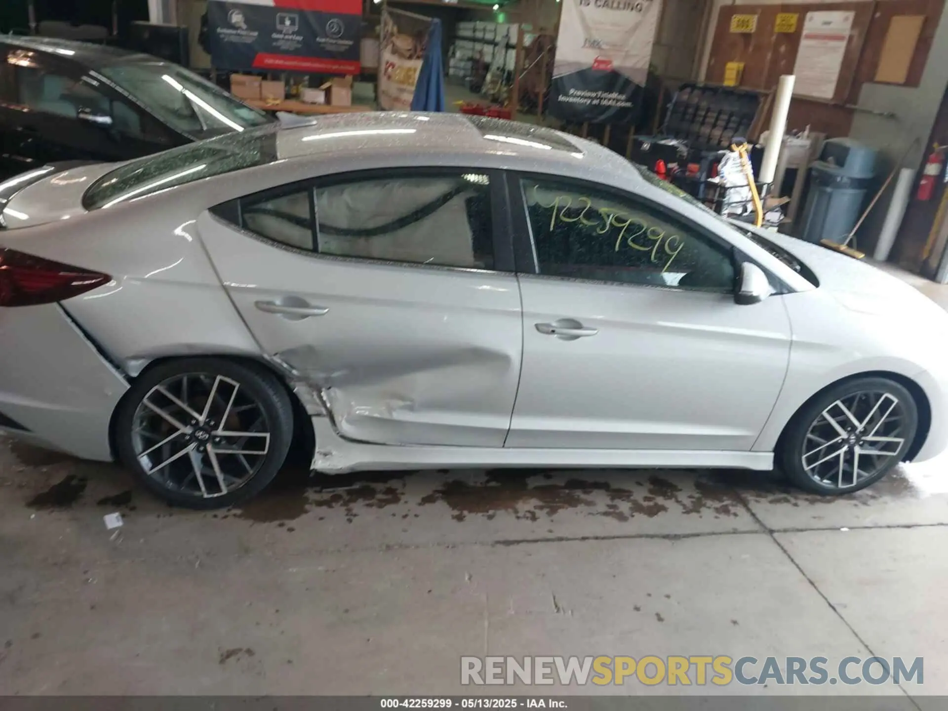 13 Photograph of a damaged car KMHD04LB0KU887208 HYUNDAI ELANTRA 2019