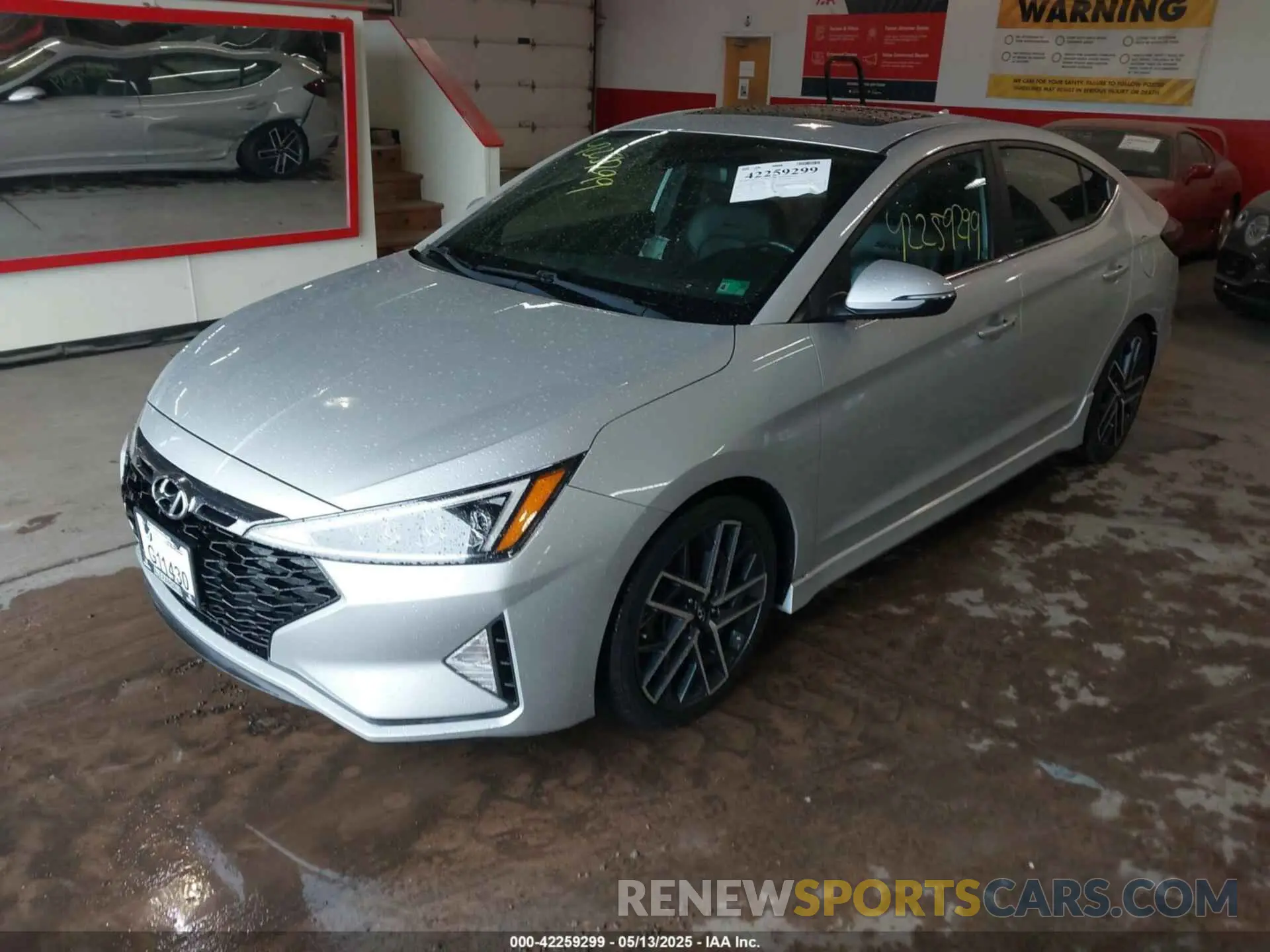 2 Photograph of a damaged car KMHD04LB0KU887208 HYUNDAI ELANTRA 2019