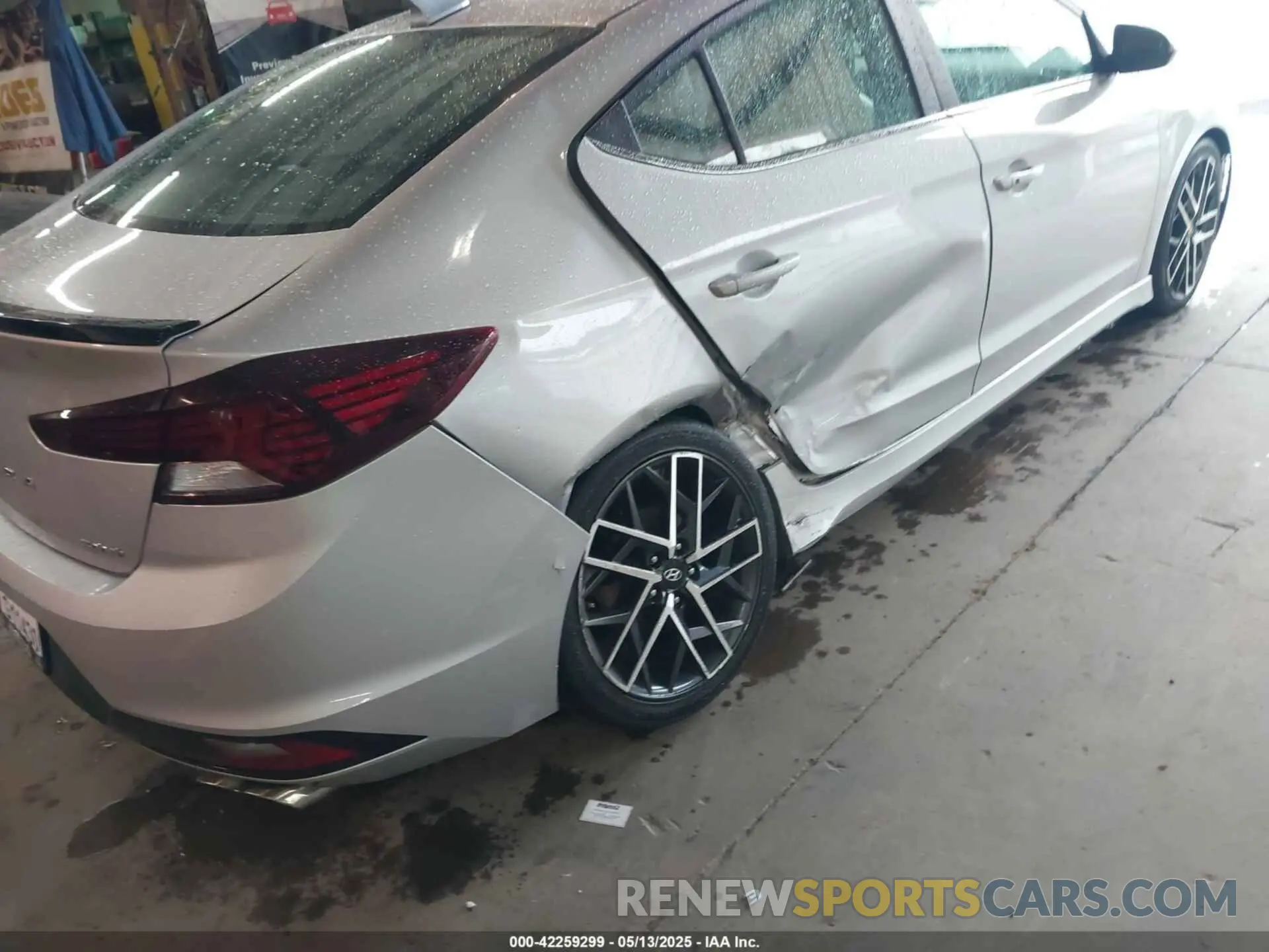 6 Photograph of a damaged car KMHD04LB0KU887208 HYUNDAI ELANTRA 2019