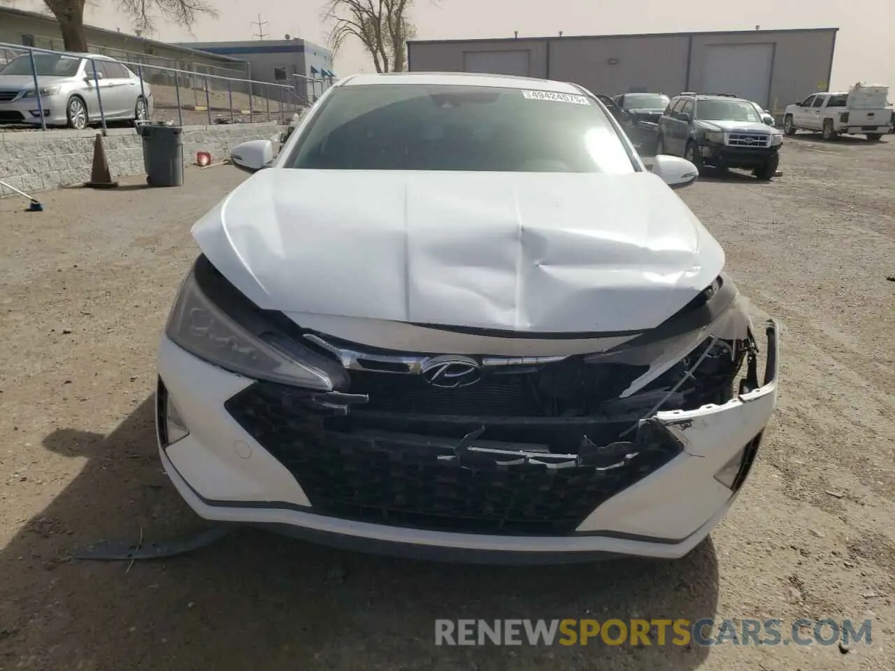 5 Photograph of a damaged car KMHD04LB2KU842433 HYUNDAI ELANTRA 2019