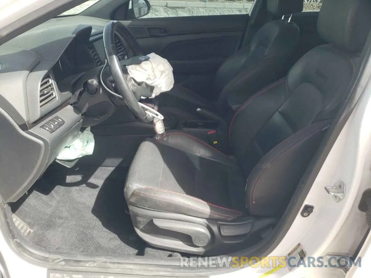 7 Photograph of a damaged car KMHD04LB2KU842433 HYUNDAI ELANTRA 2019