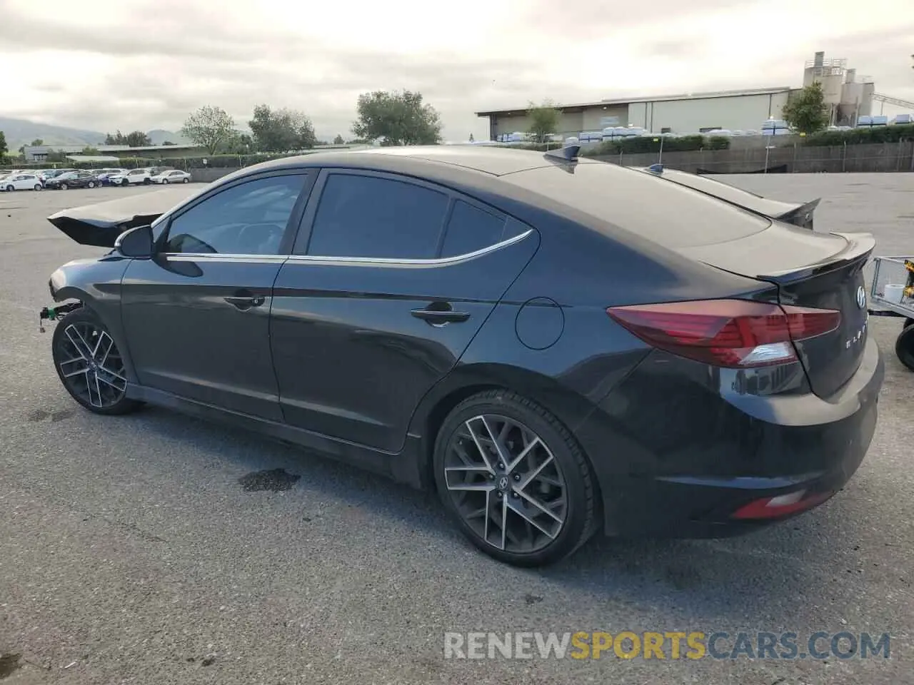 2 Photograph of a damaged car KMHD04LB6KU816238 HYUNDAI ELANTRA 2019