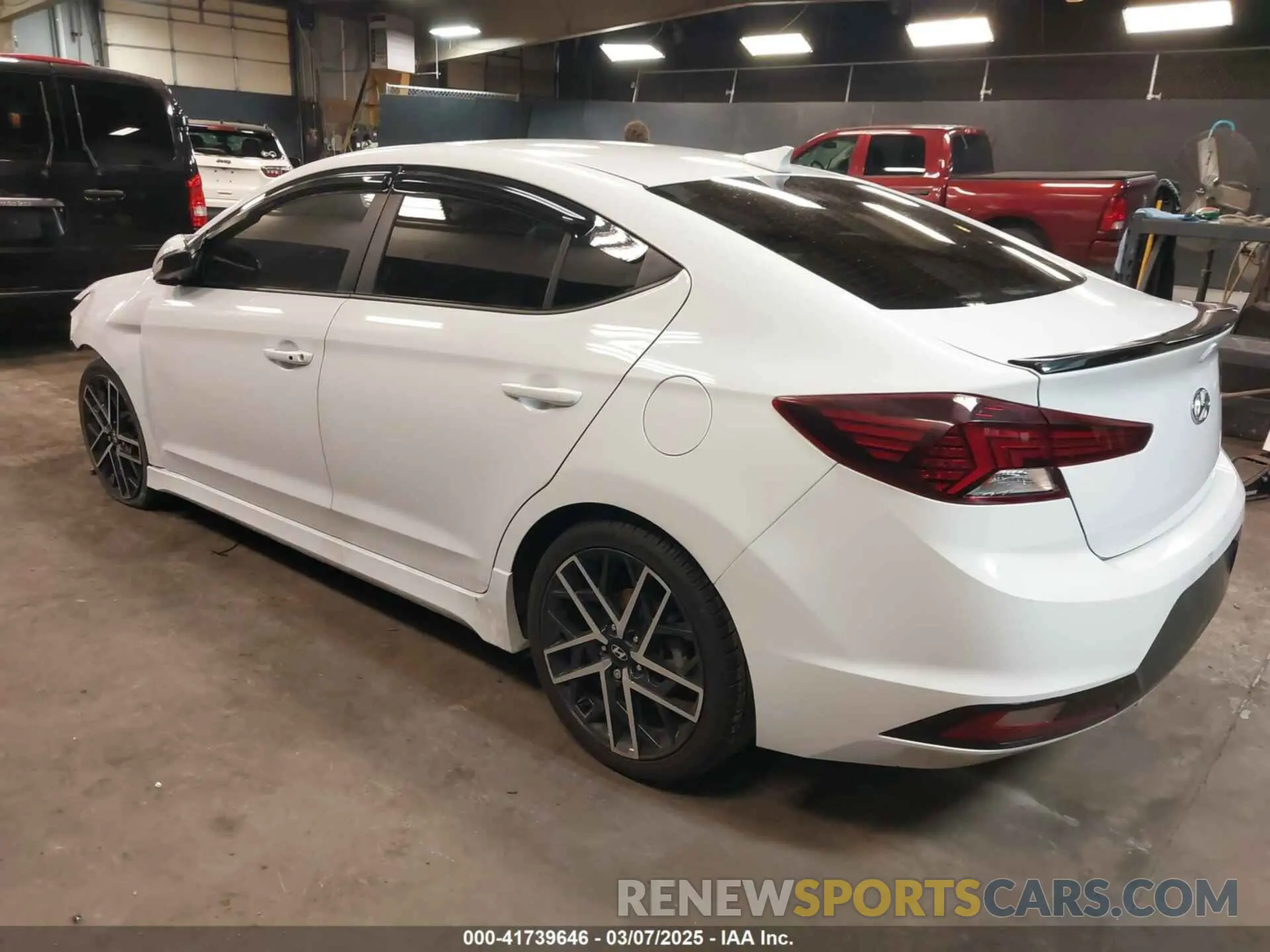 3 Photograph of a damaged car KMHD04LB6KU819530 HYUNDAI ELANTRA 2019