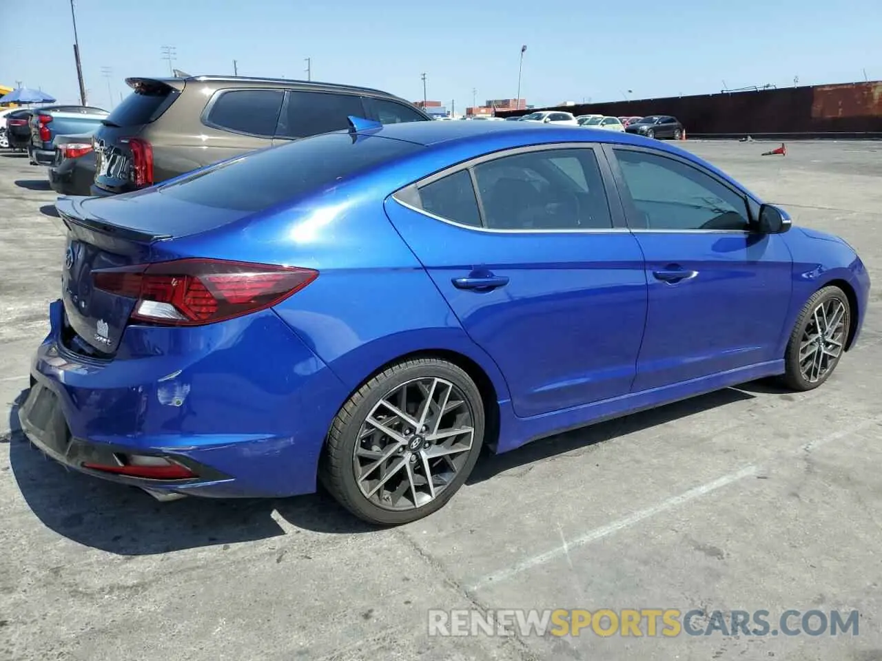 3 Photograph of a damaged car KMHD04LB6KU869859 HYUNDAI ELANTRA 2019