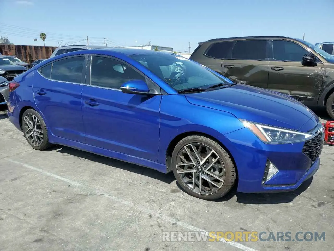 4 Photograph of a damaged car KMHD04LB6KU869859 HYUNDAI ELANTRA 2019
