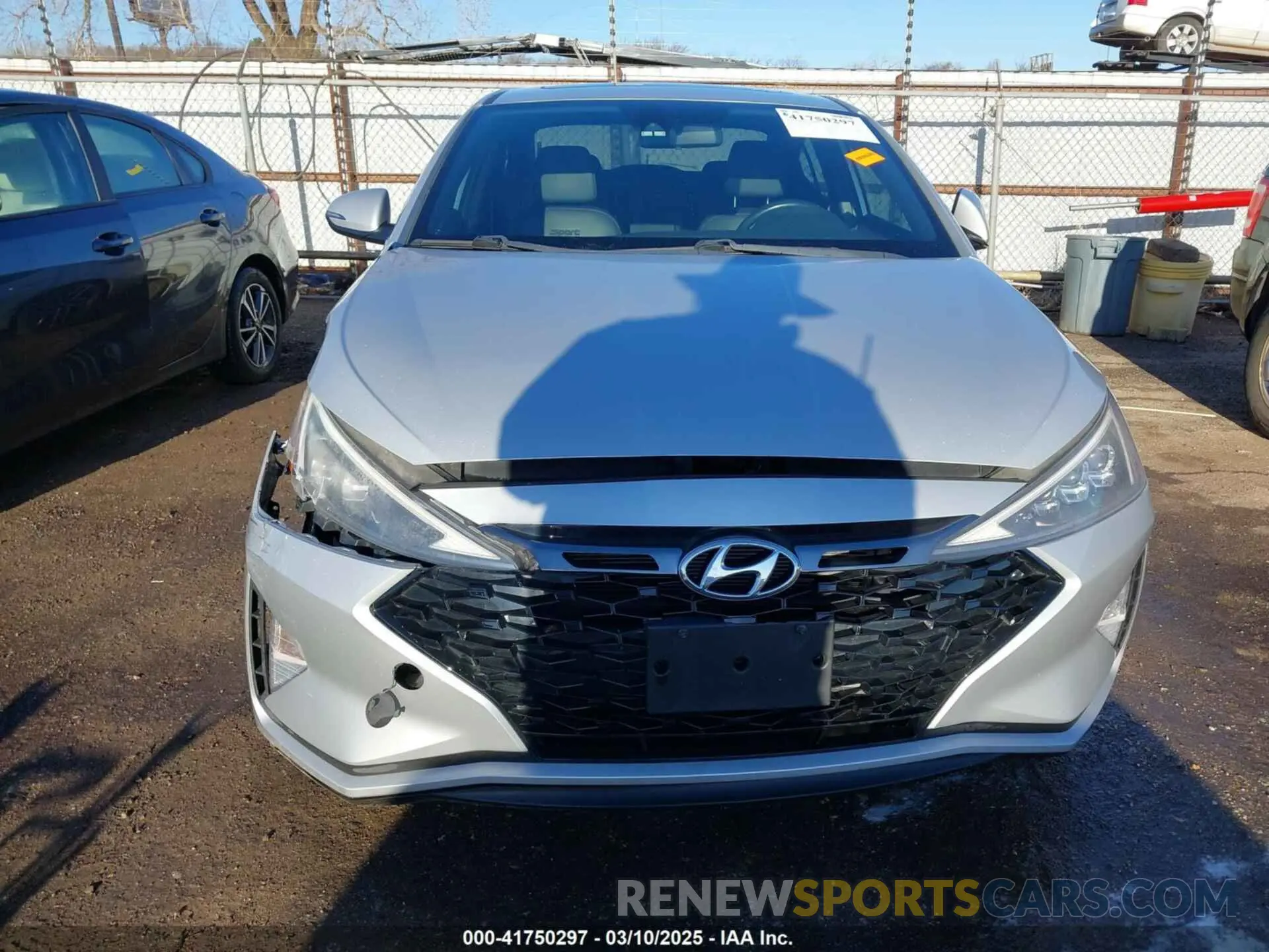 12 Photograph of a damaged car KMHD04LB8KU839004 HYUNDAI ELANTRA 2019