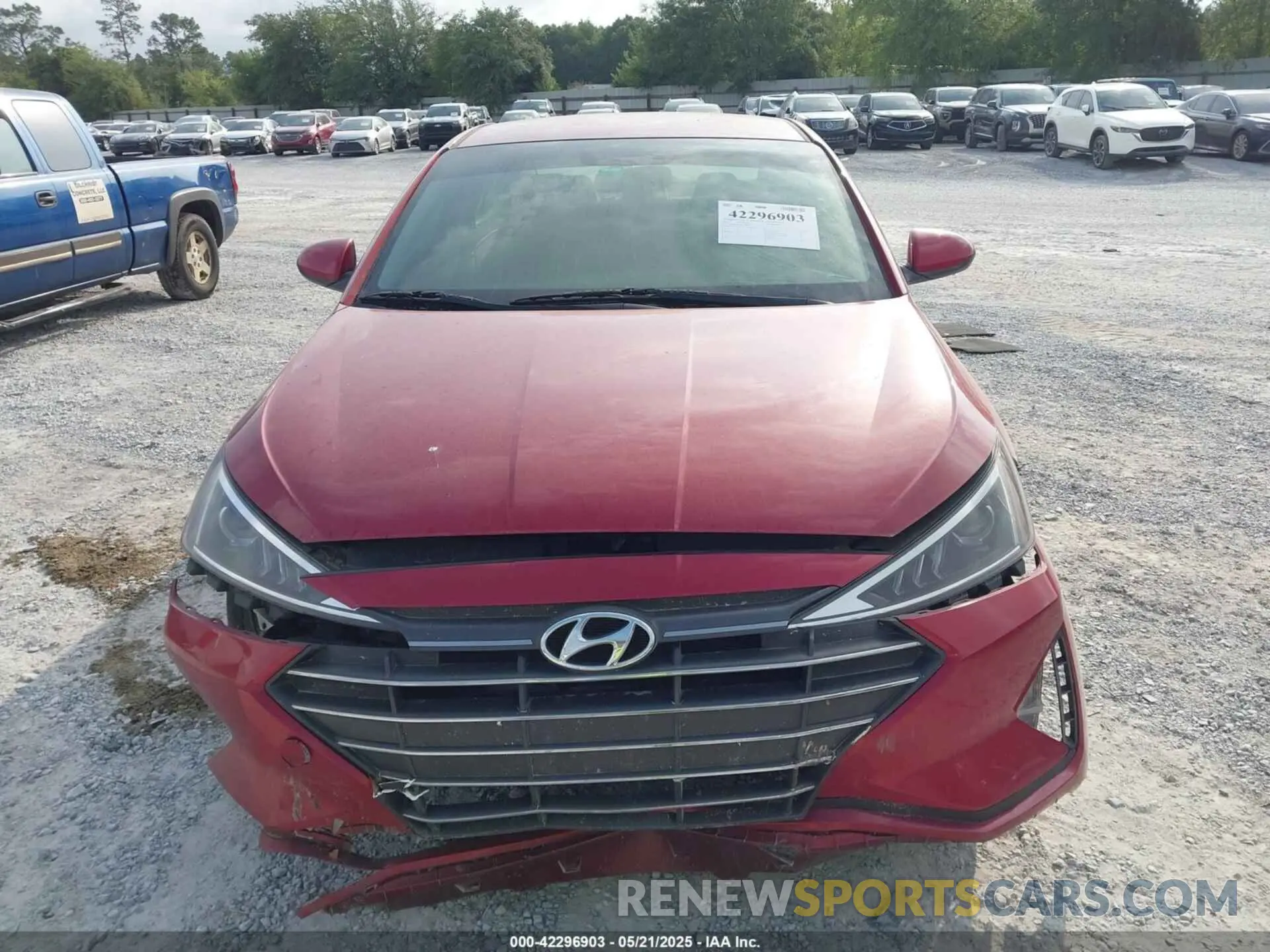 12 Photograph of a damaged car KMHD74LF0KU859083 HYUNDAI ELANTRA 2019