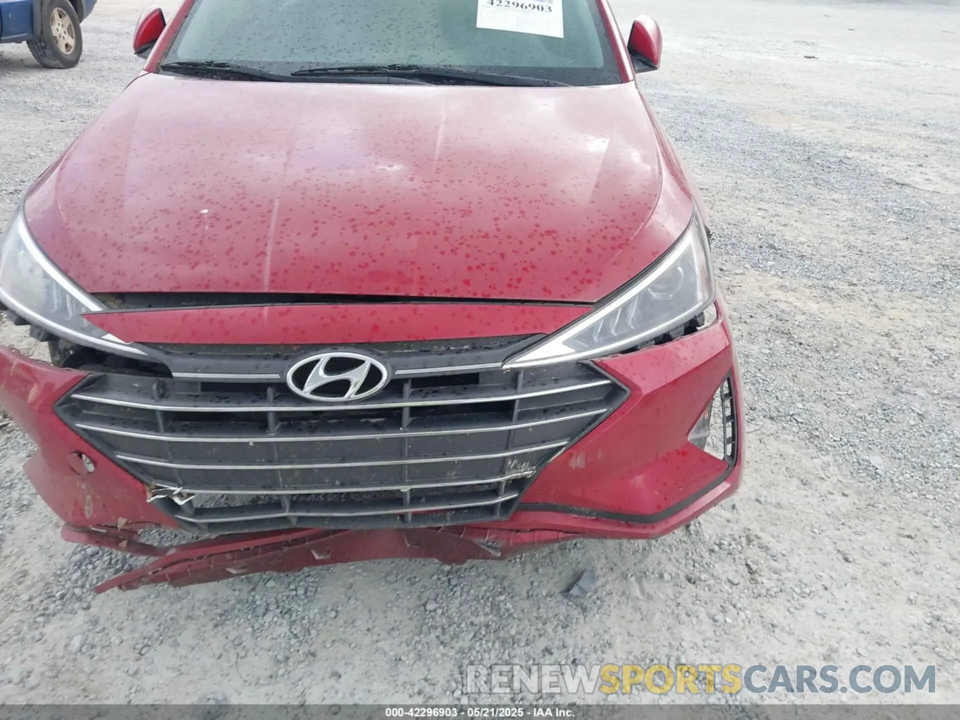 6 Photograph of a damaged car KMHD74LF0KU859083 HYUNDAI ELANTRA 2019