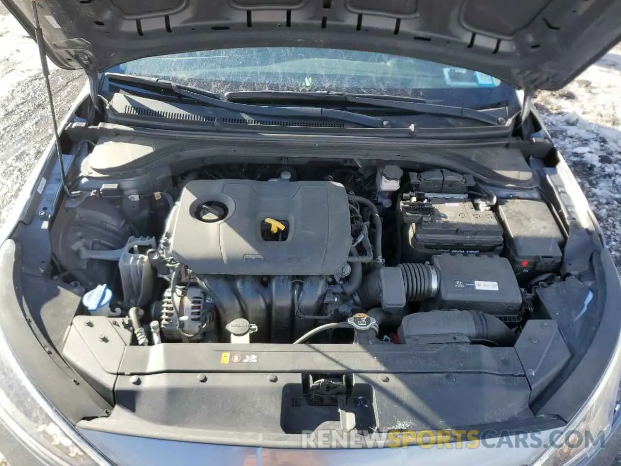 11 Photograph of a damaged car KMHD74LF0KU863750 HYUNDAI ELANTRA 2019