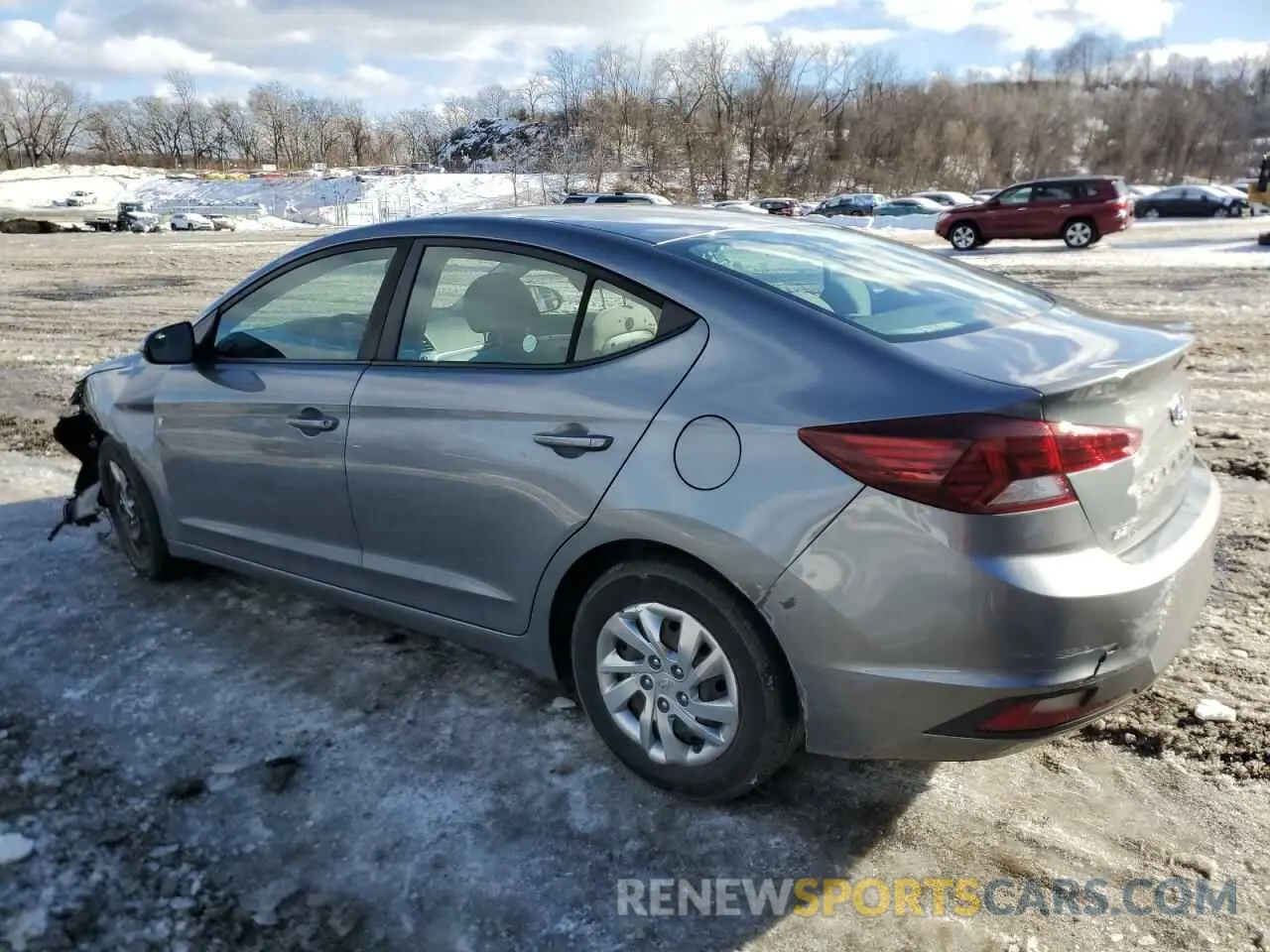 2 Photograph of a damaged car KMHD74LF0KU863750 HYUNDAI ELANTRA 2019