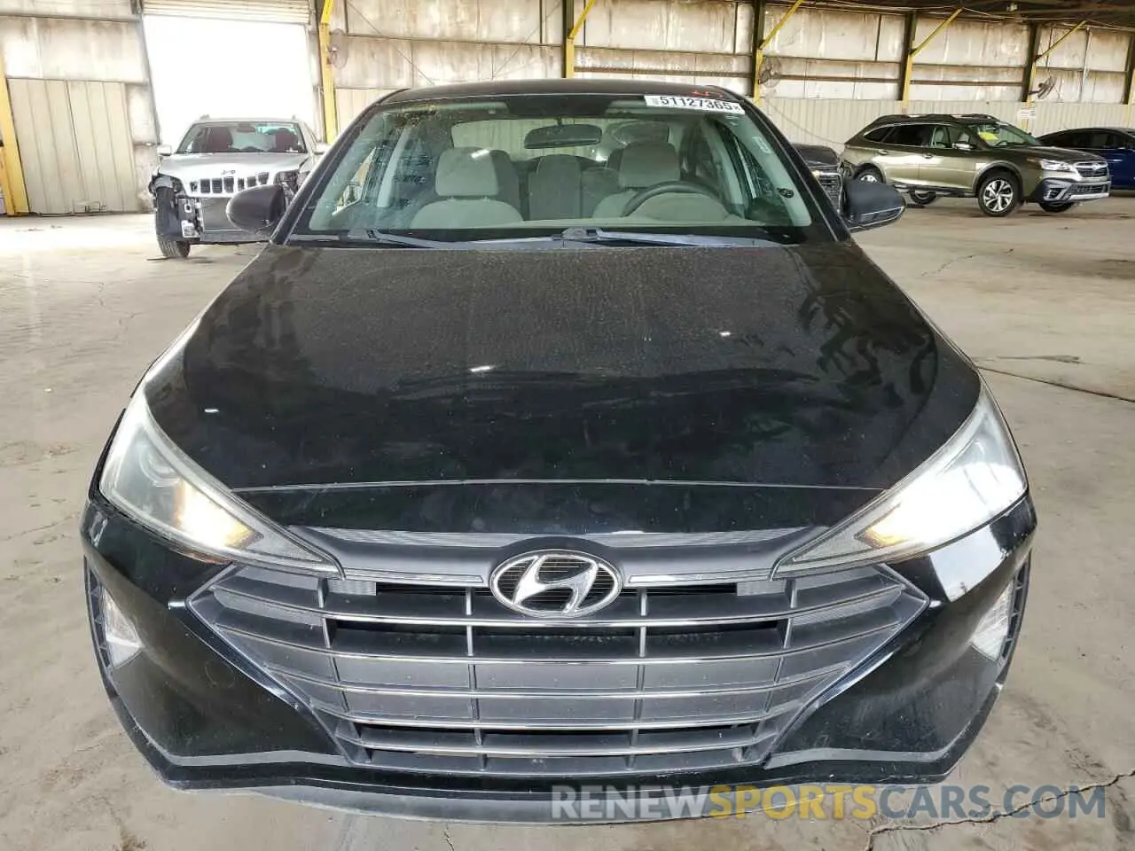 5 Photograph of a damaged car KMHD74LF1KU761843 HYUNDAI ELANTRA 2019