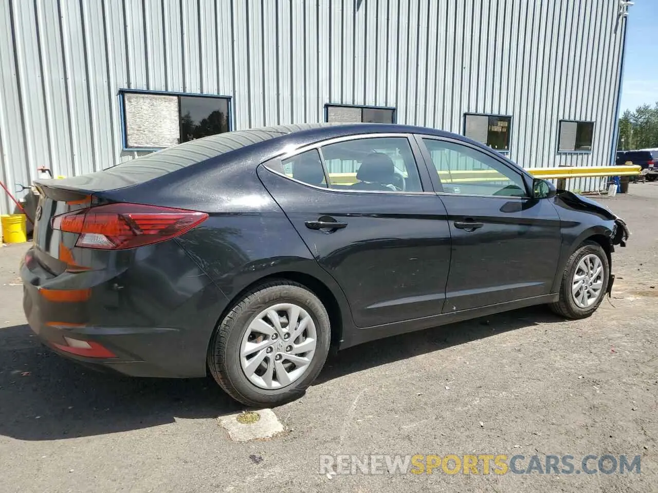 3 Photograph of a damaged car KMHD74LF1KU777945 HYUNDAI ELANTRA 2019