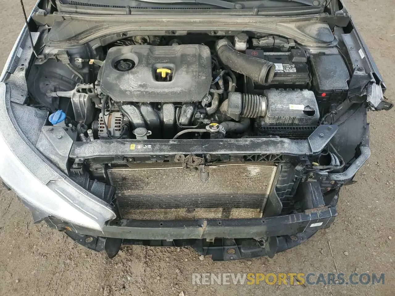11 Photograph of a damaged car KMHD74LF1KU814735 HYUNDAI ELANTRA 2019