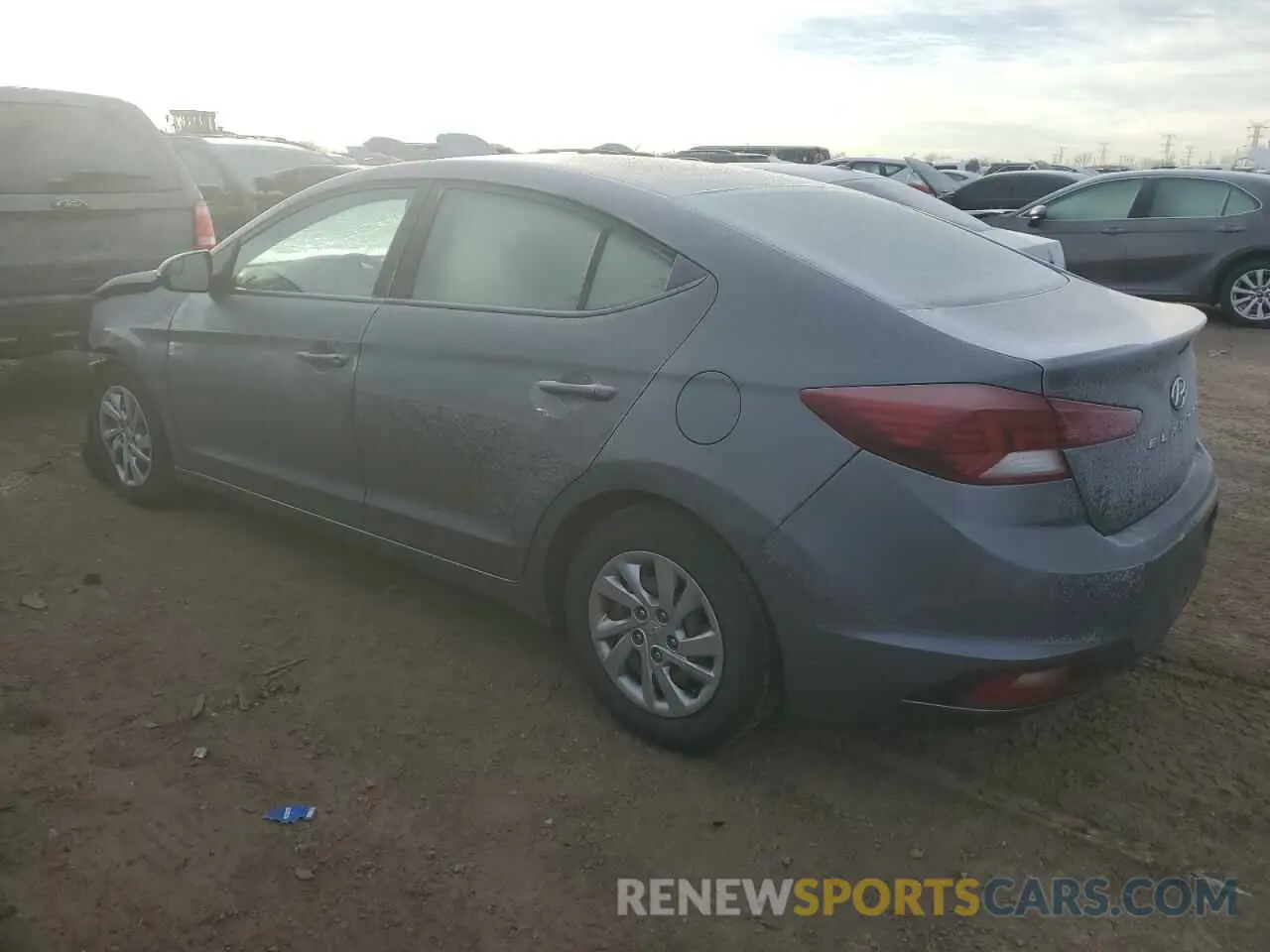 2 Photograph of a damaged car KMHD74LF1KU814735 HYUNDAI ELANTRA 2019