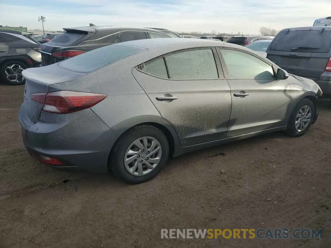 3 Photograph of a damaged car KMHD74LF1KU814735 HYUNDAI ELANTRA 2019