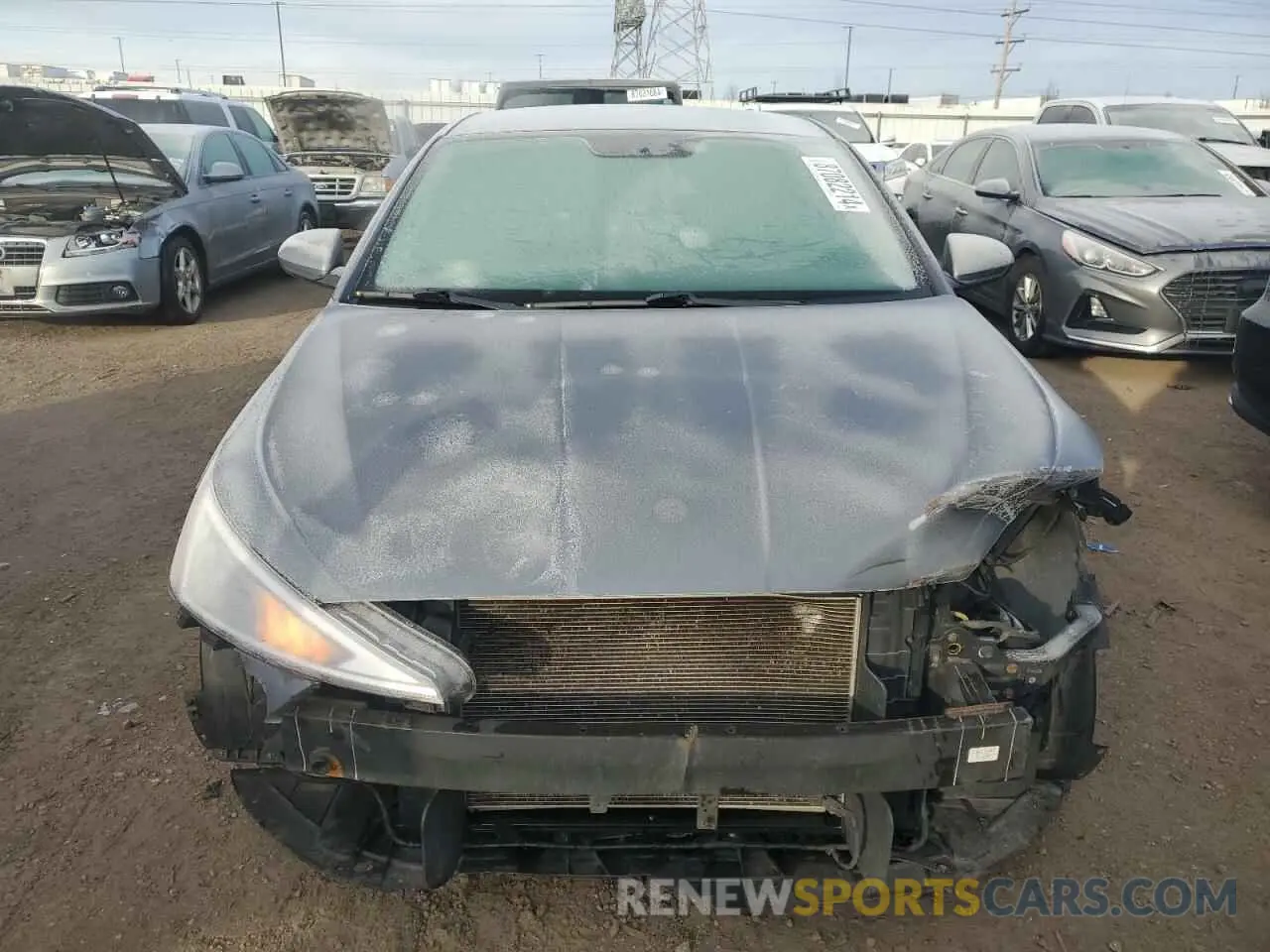 5 Photograph of a damaged car KMHD74LF1KU814735 HYUNDAI ELANTRA 2019