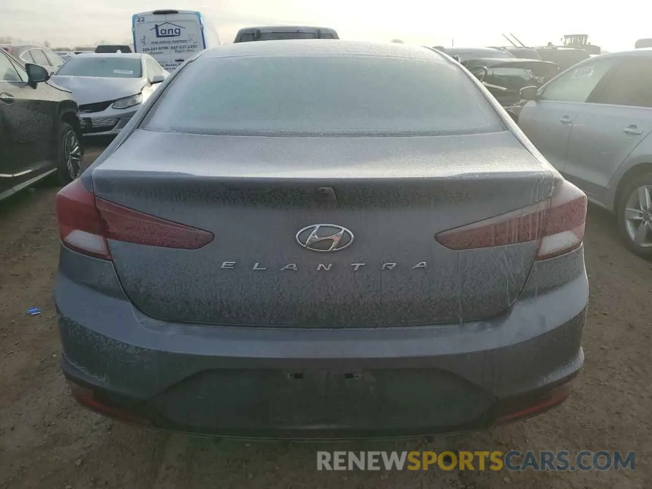 6 Photograph of a damaged car KMHD74LF1KU814735 HYUNDAI ELANTRA 2019