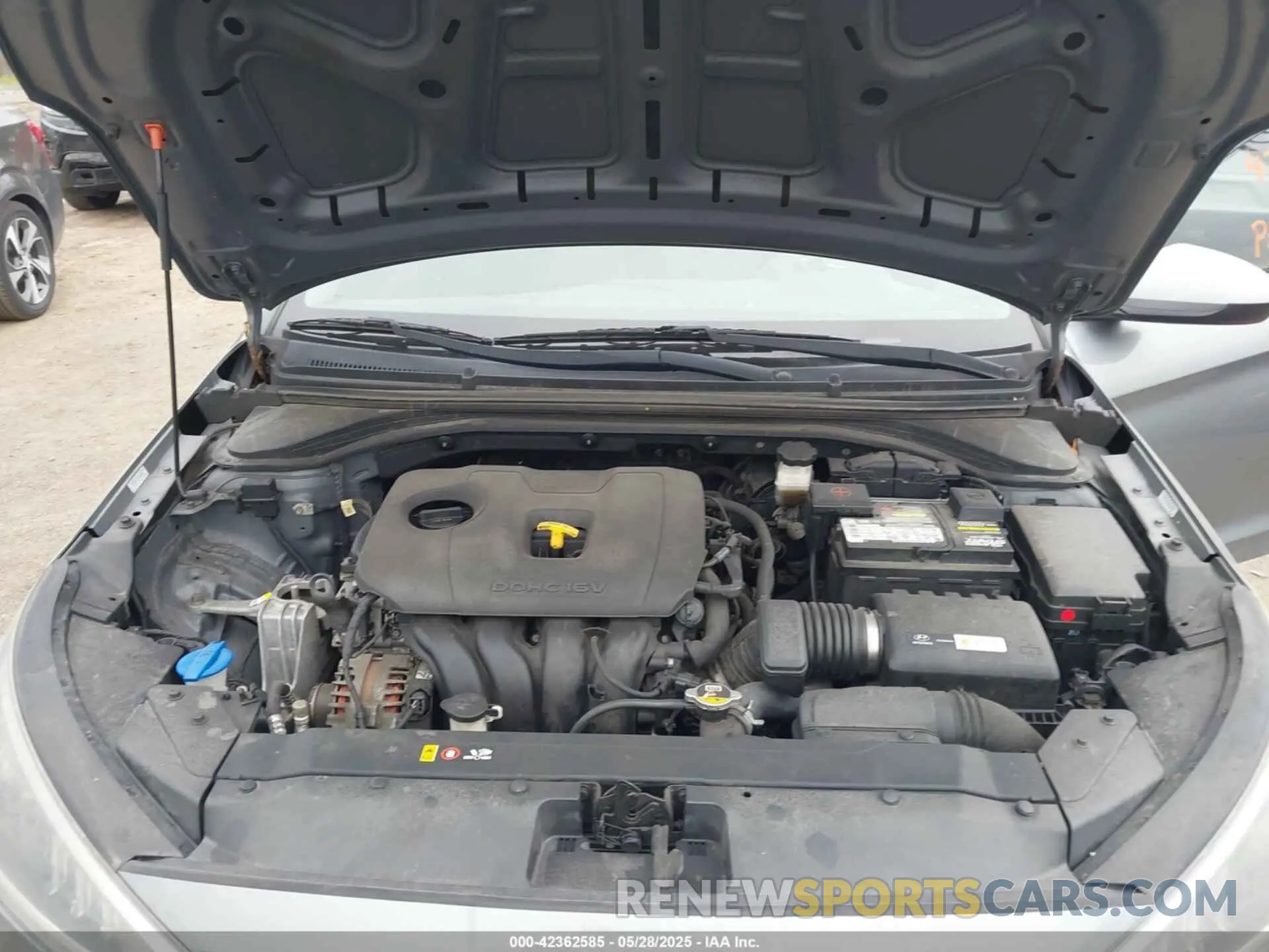 10 Photograph of a damaged car KMHD74LF2KU811441 HYUNDAI ELANTRA 2019