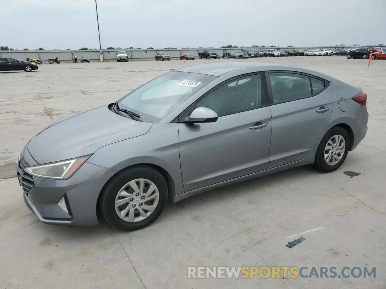 1 Photograph of a damaged car KMHD74LF2KU815389 HYUNDAI ELANTRA 2019