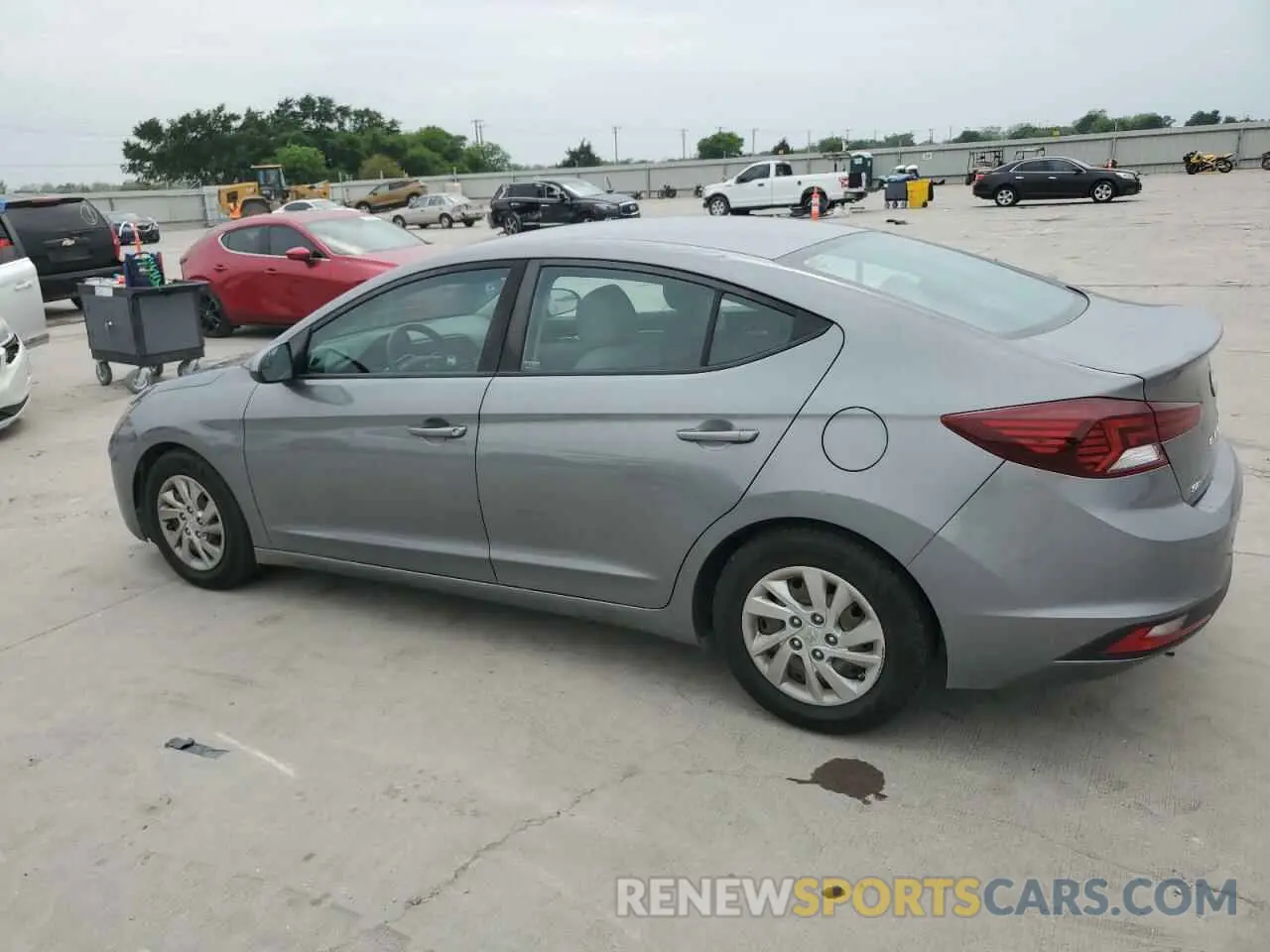 2 Photograph of a damaged car KMHD74LF2KU815389 HYUNDAI ELANTRA 2019