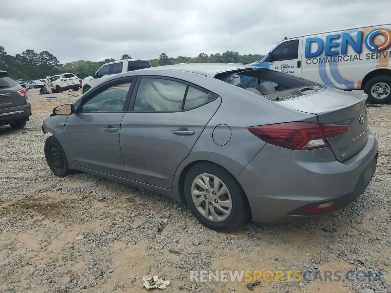 2 Photograph of a damaged car KMHD74LF2KU818938 HYUNDAI ELANTRA 2019