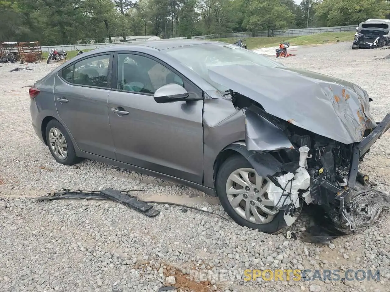 4 Photograph of a damaged car KMHD74LF2KU818938 HYUNDAI ELANTRA 2019