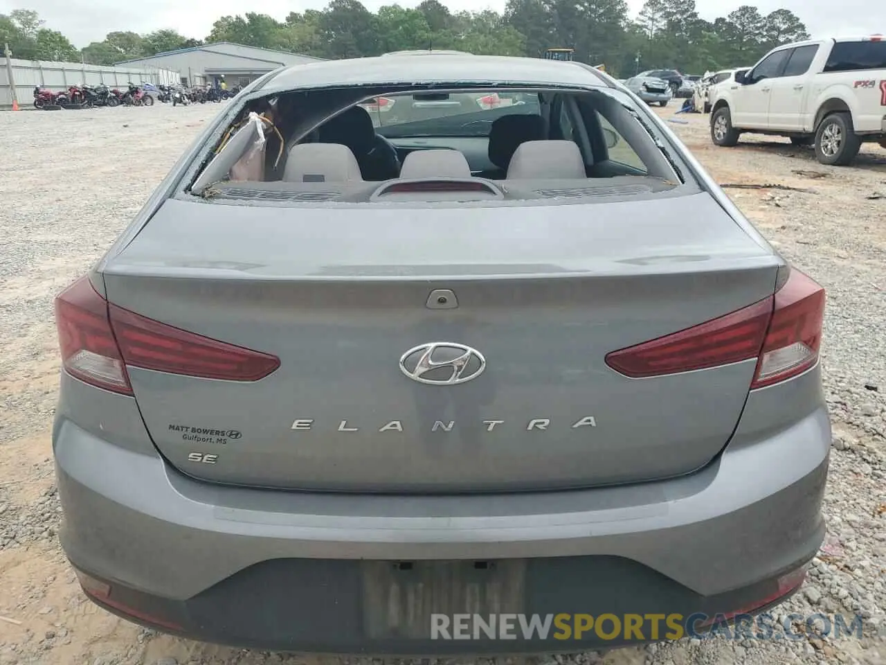 6 Photograph of a damaged car KMHD74LF2KU818938 HYUNDAI ELANTRA 2019