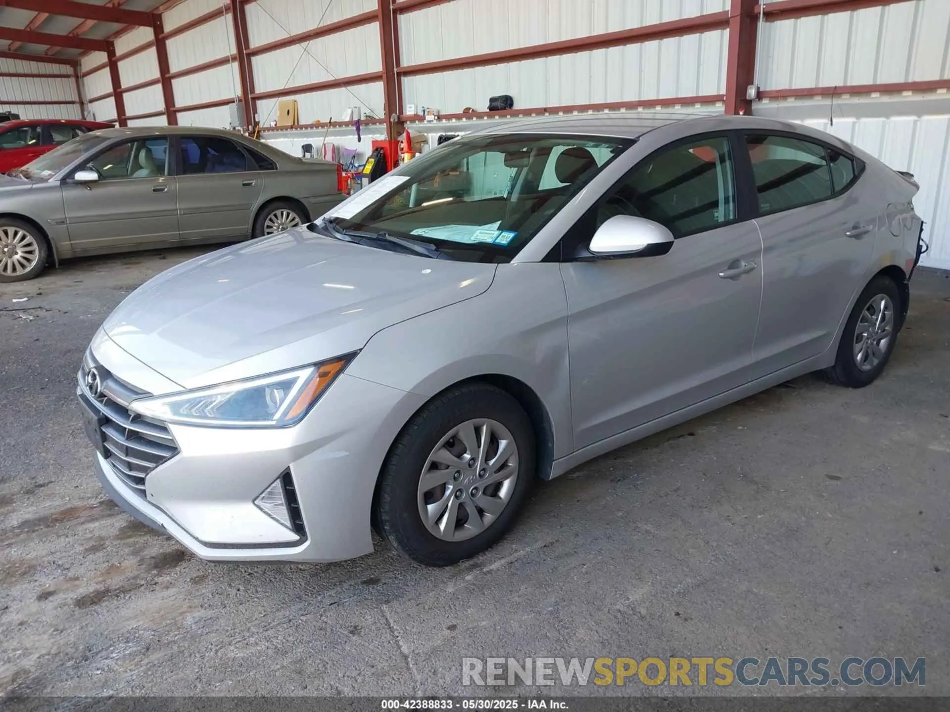 2 Photograph of a damaged car KMHD74LF2KU850109 HYUNDAI ELANTRA 2019