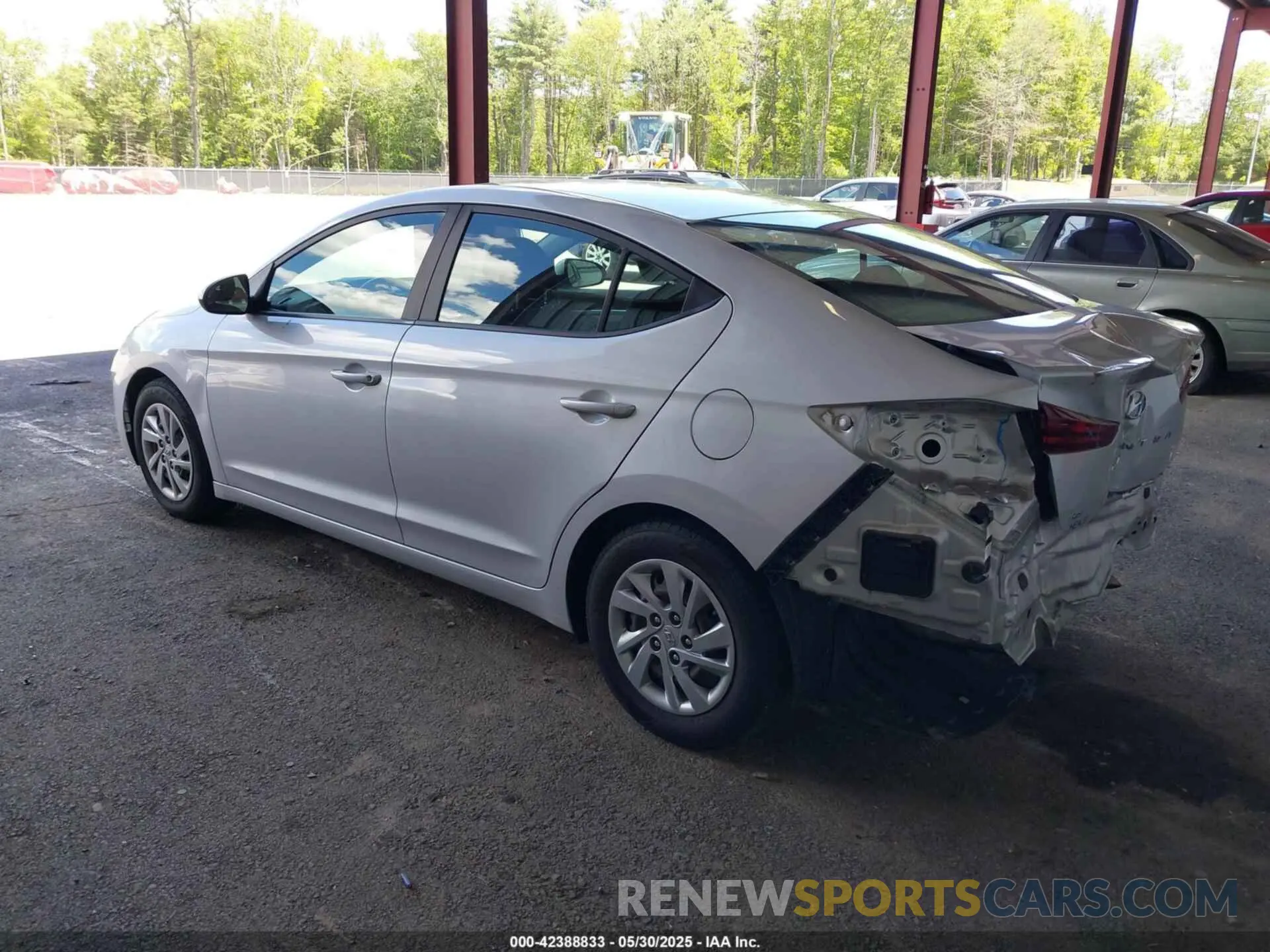 3 Photograph of a damaged car KMHD74LF2KU850109 HYUNDAI ELANTRA 2019