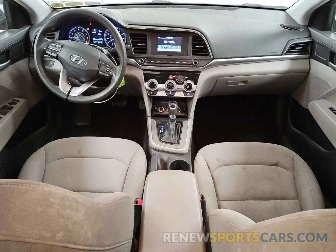 8 Photograph of a damaged car KMHD74LF2KU863300 HYUNDAI ELANTRA 2019