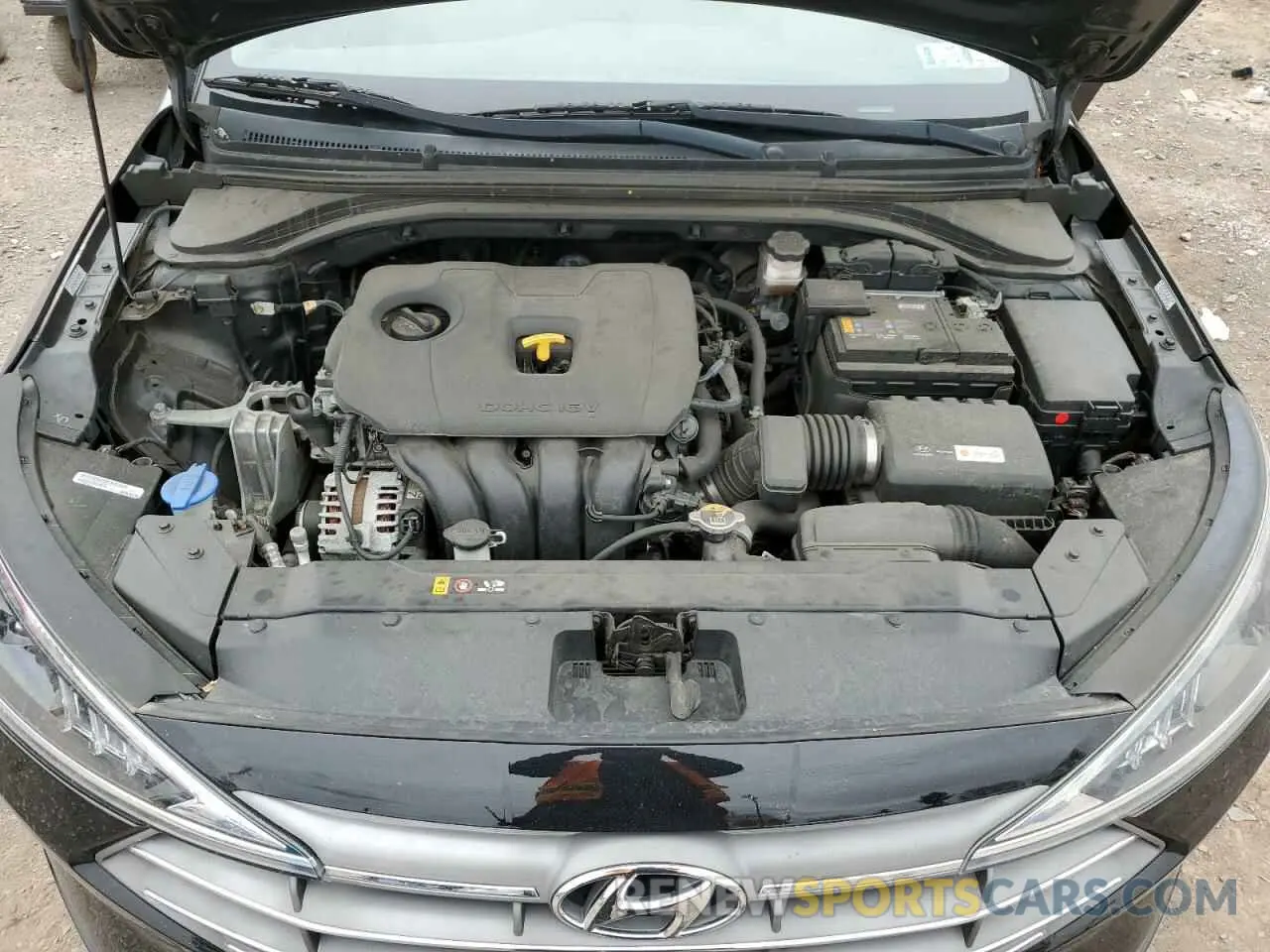 11 Photograph of a damaged car KMHD74LF3KU781169 HYUNDAI ELANTRA 2019
