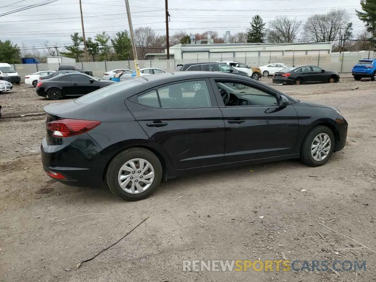 3 Photograph of a damaged car KMHD74LF3KU781169 HYUNDAI ELANTRA 2019