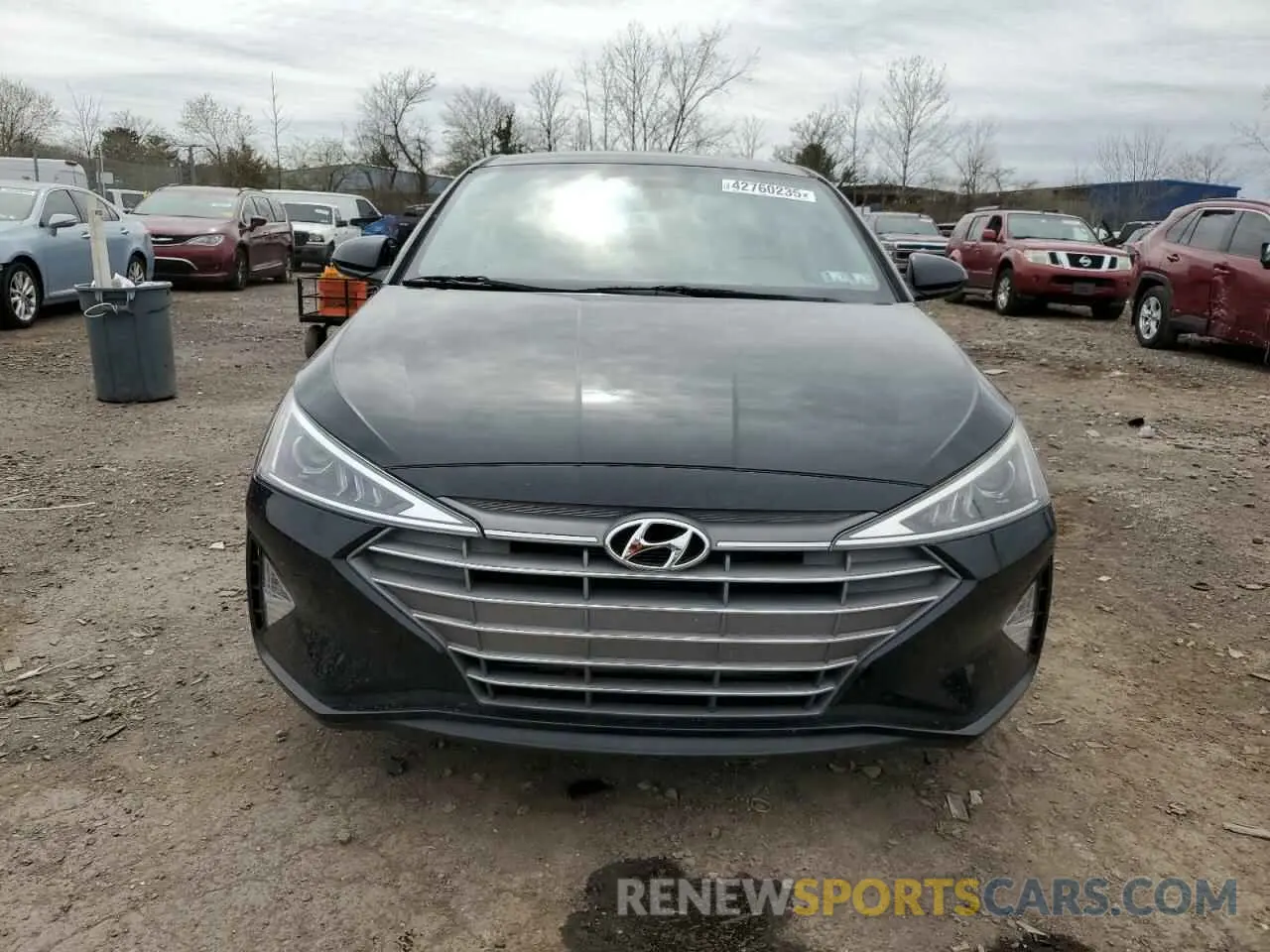 5 Photograph of a damaged car KMHD74LF3KU781169 HYUNDAI ELANTRA 2019