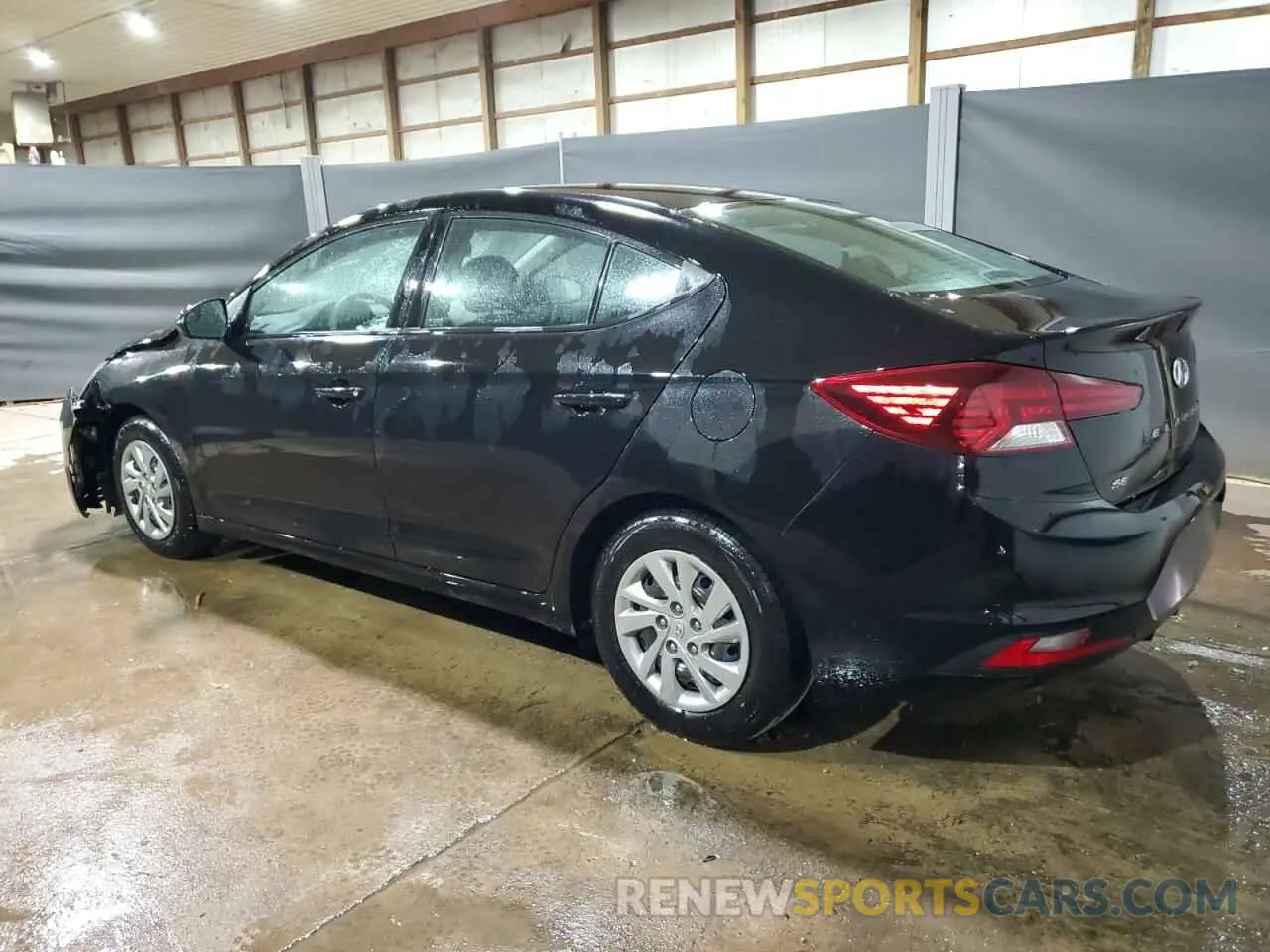 2 Photograph of a damaged car KMHD74LF3KU784055 HYUNDAI ELANTRA 2019