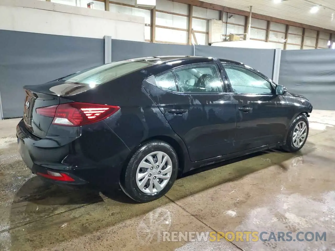 3 Photograph of a damaged car KMHD74LF3KU784055 HYUNDAI ELANTRA 2019