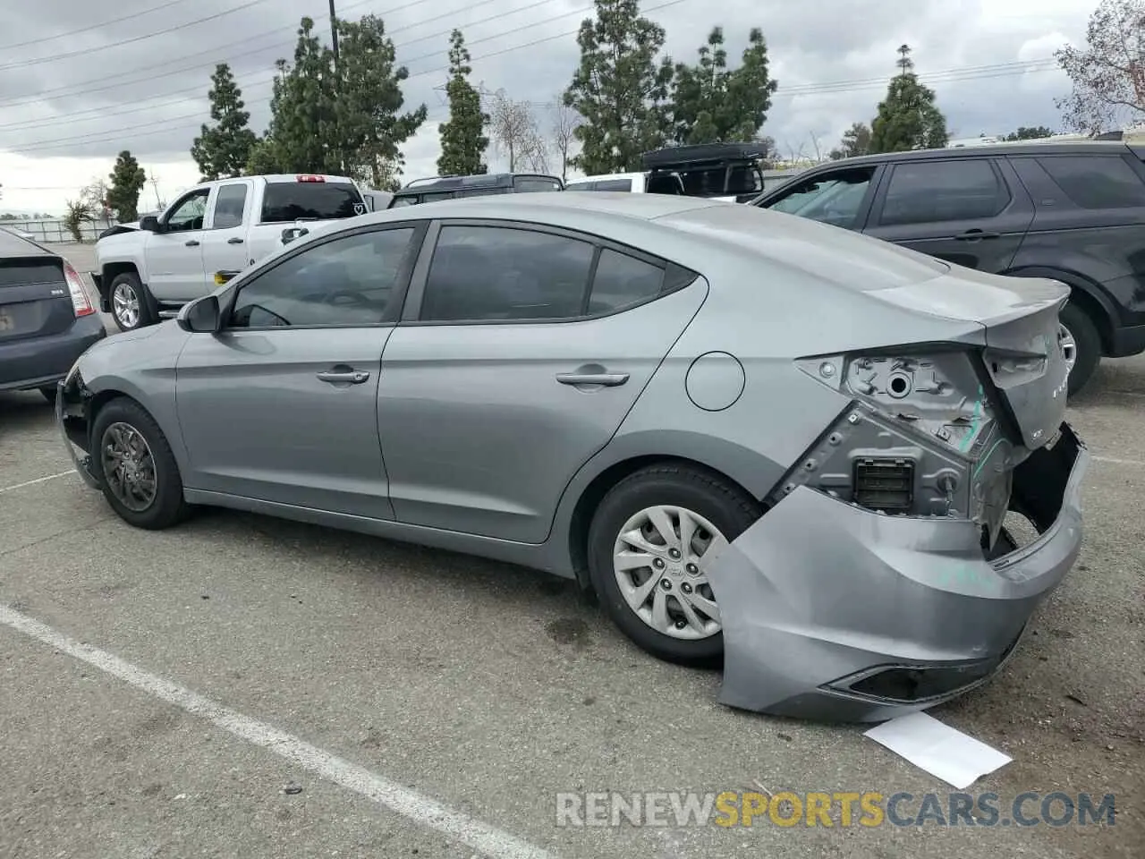 2 Photograph of a damaged car KMHD74LF3KU809357 HYUNDAI ELANTRA 2019